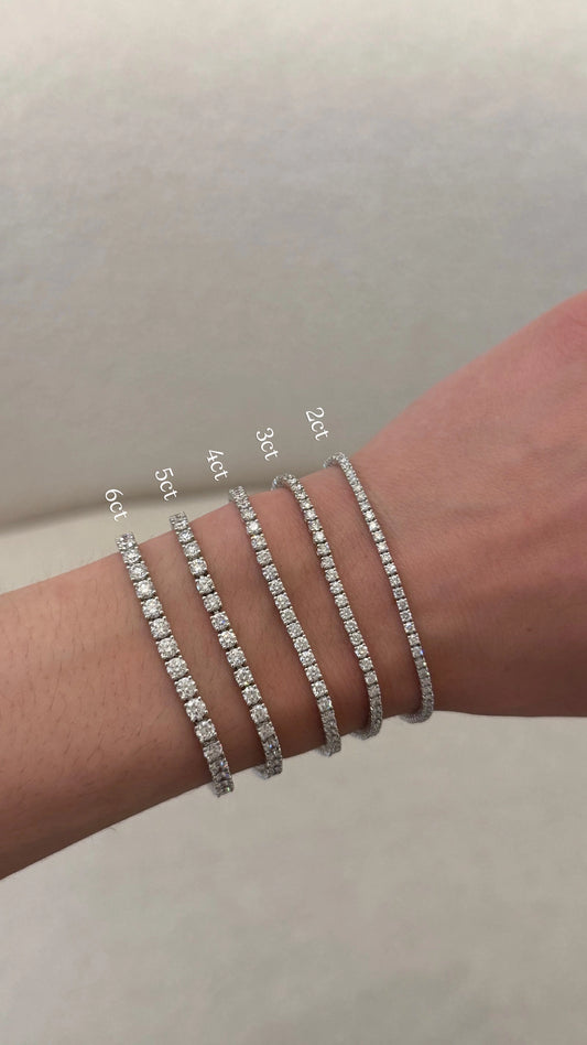 4 Prong Diamond Tennis Bracelet