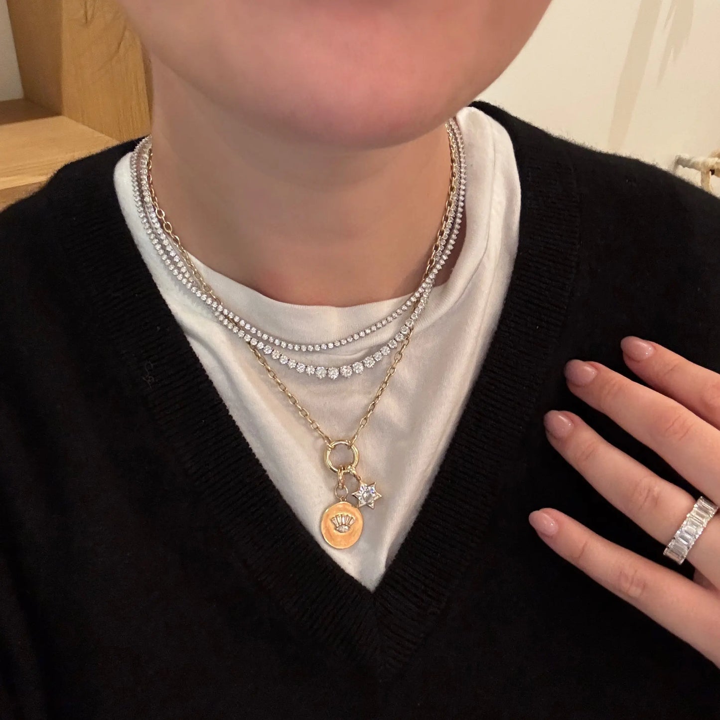 Graduated Riviera Necklace