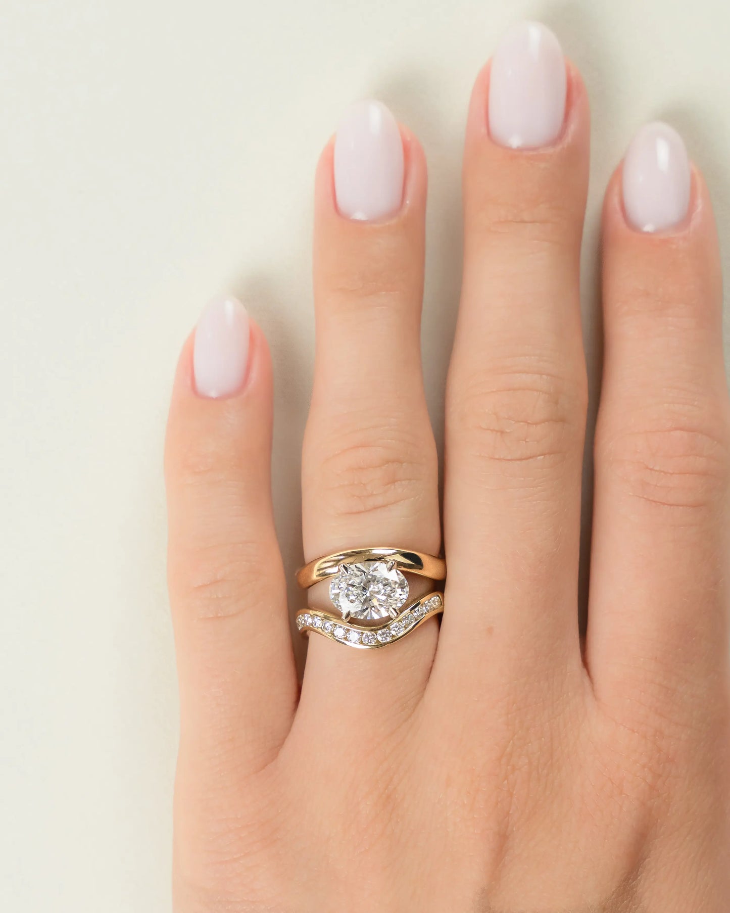 Danielle | Curved Channel Set Ring
