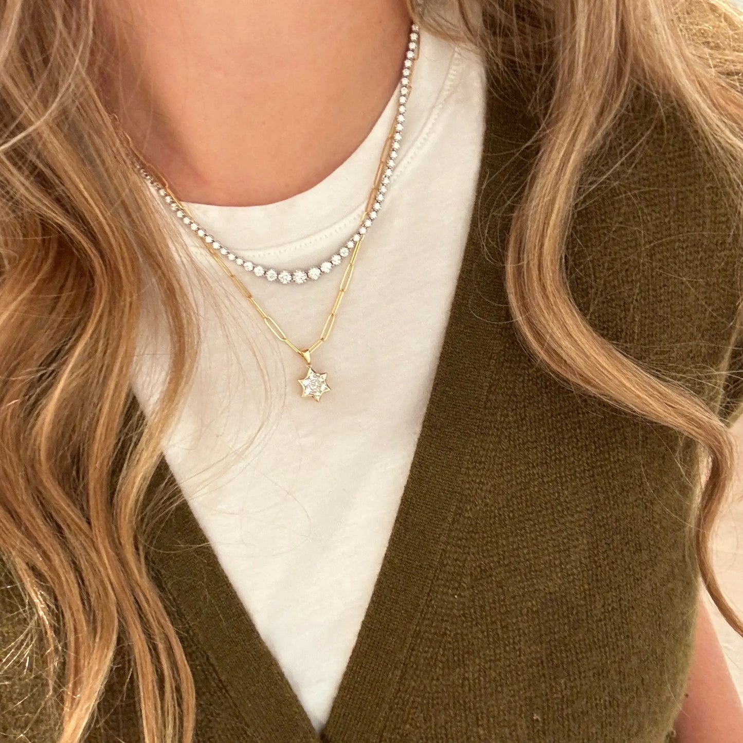 Graduated Riviera Necklace