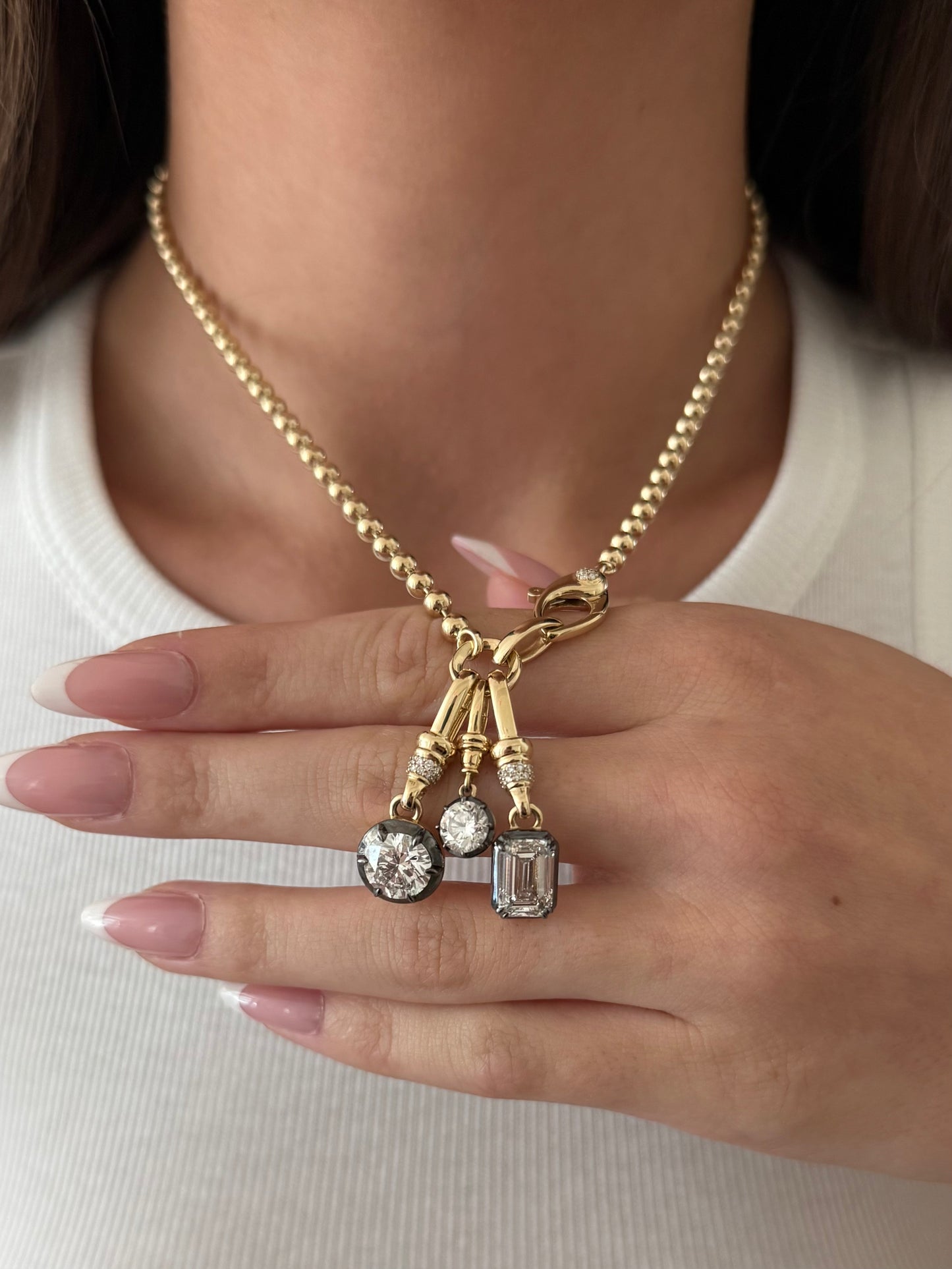 Kira Necklace | Georgian Set Pendant