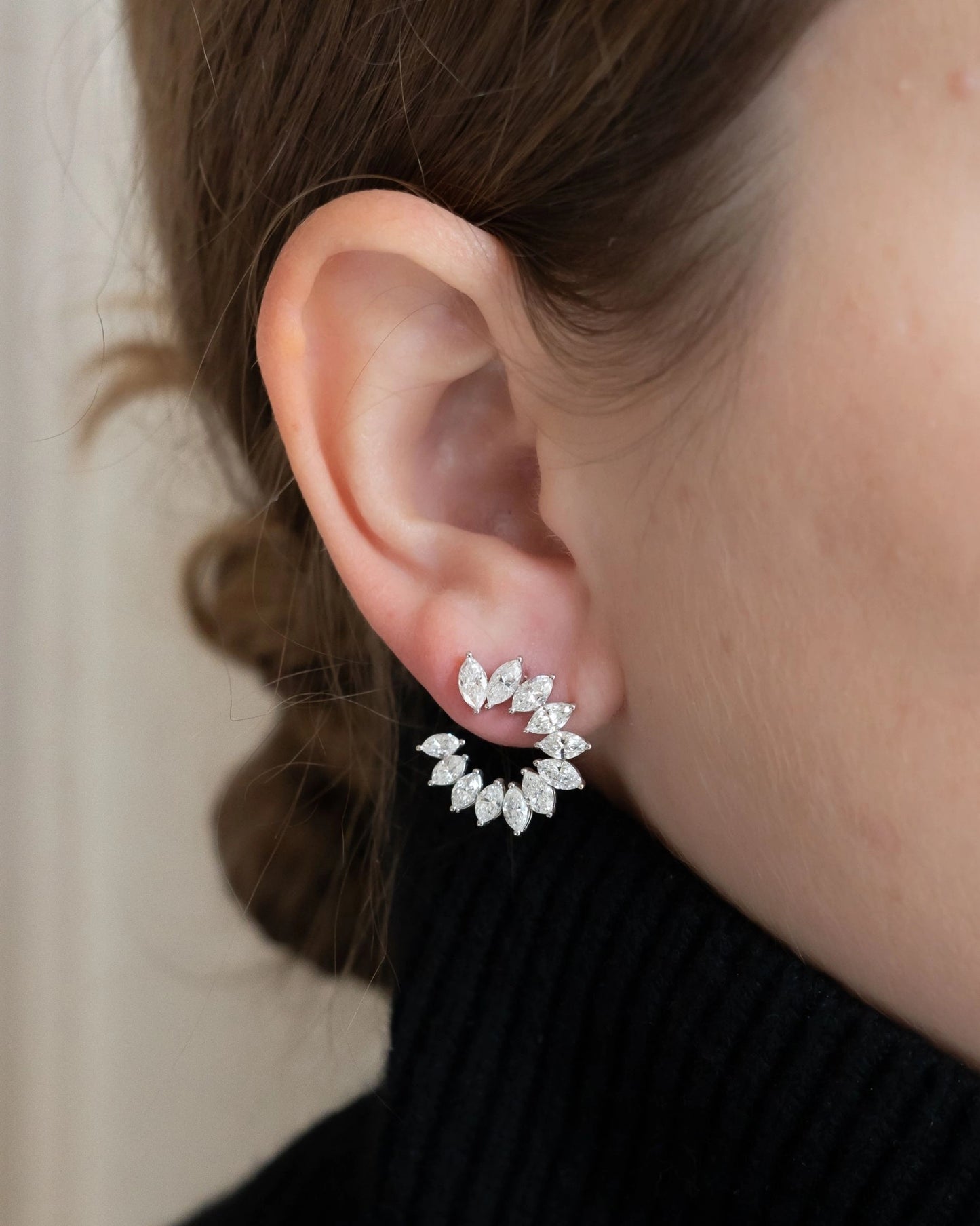 Molly | Scantillian Marquise Open Hoops