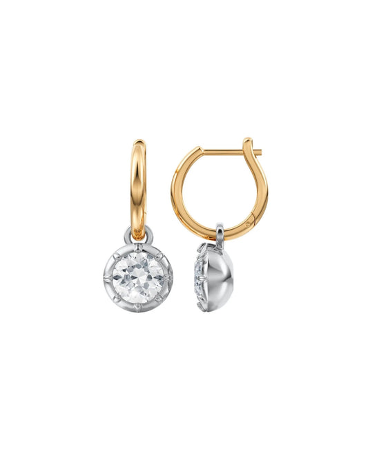 Eliza | Diamond Drop Huggies