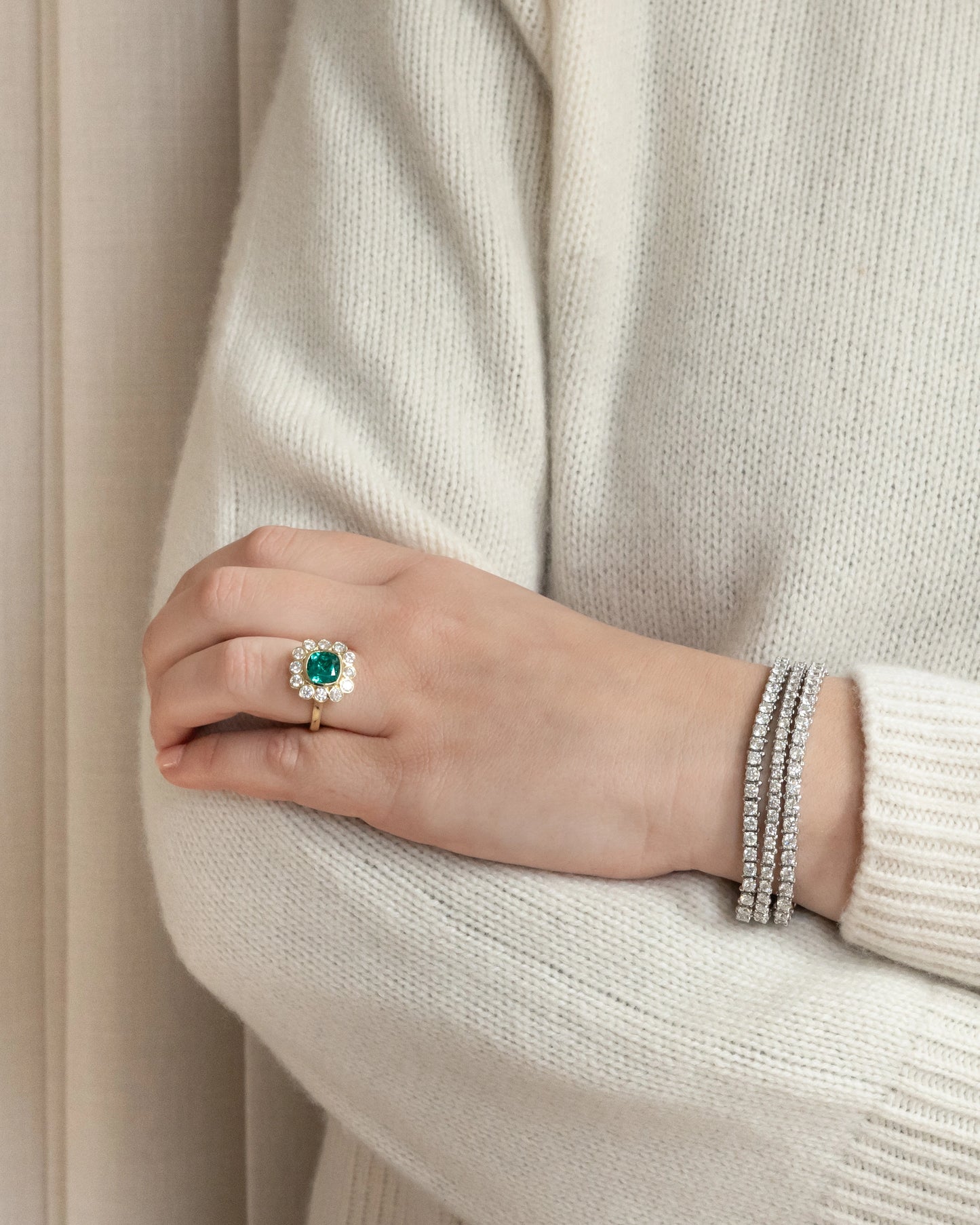 4 Prong Diamond Tennis Bracelet