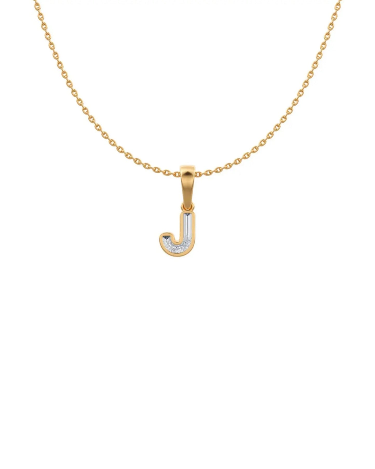 Diamond Initial Pendant