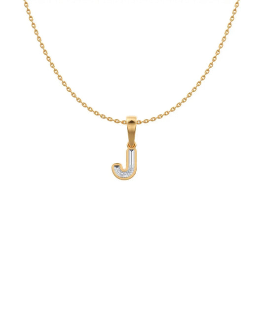 Diamond Initial Pendant
