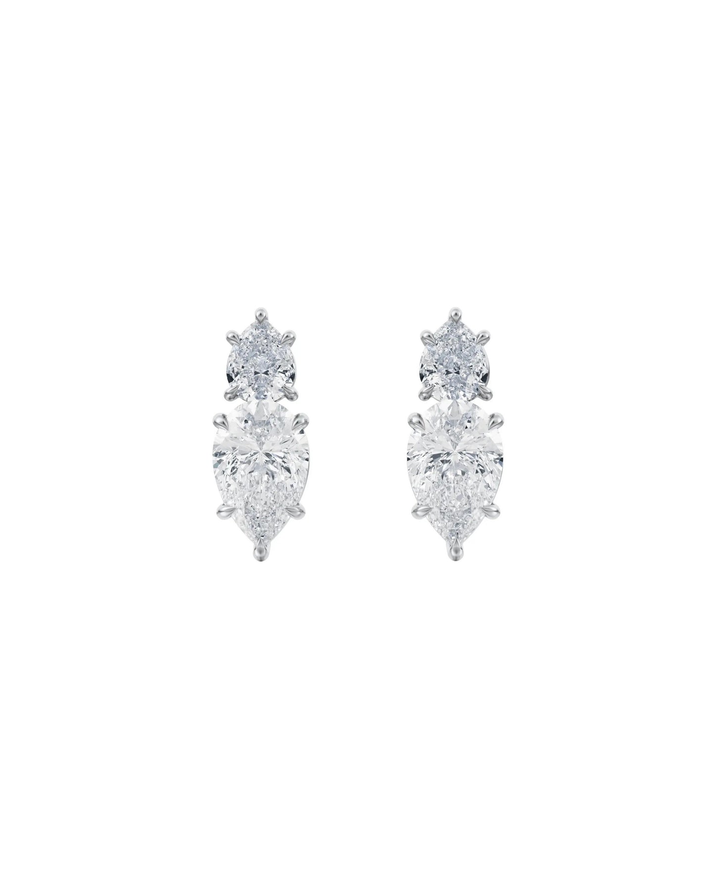 Isla | Double Pear Earrings