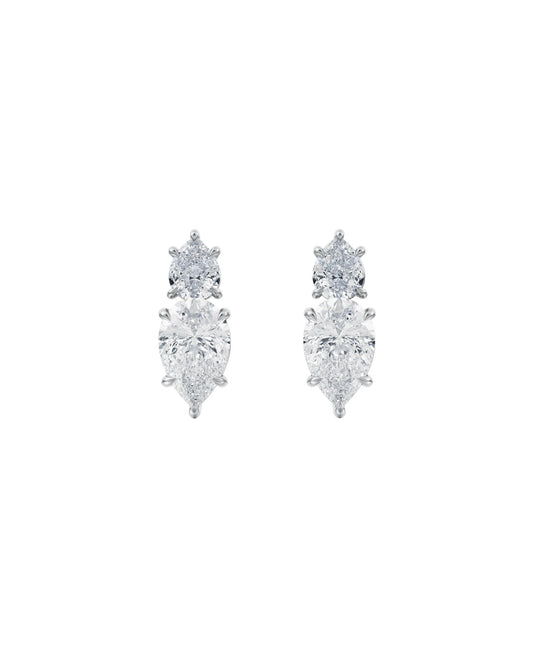 Isla | Double Pear Earrings